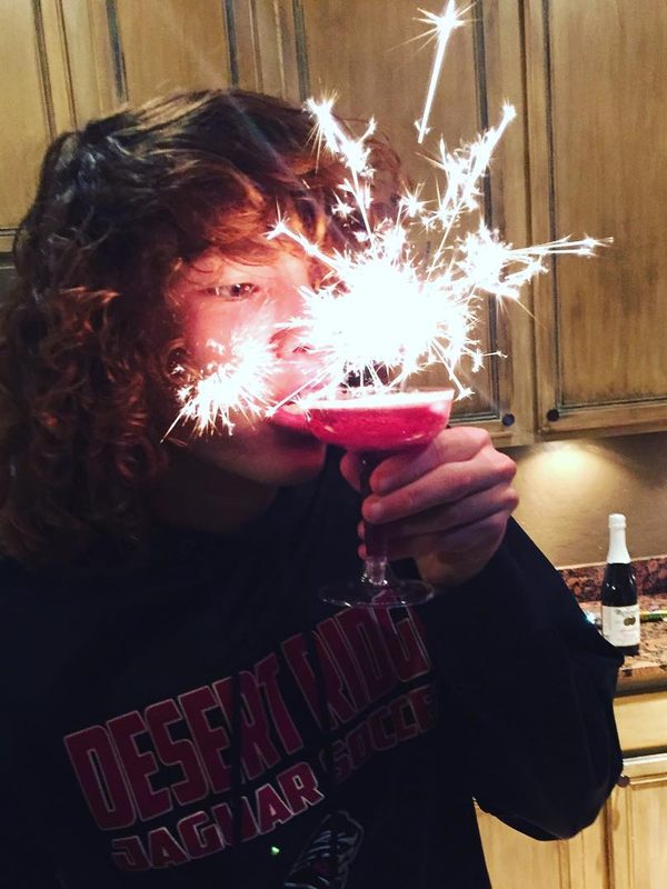 let this picture of me (aka Tanis) be a lesson to you to not drink sparkling cider that is sparkling