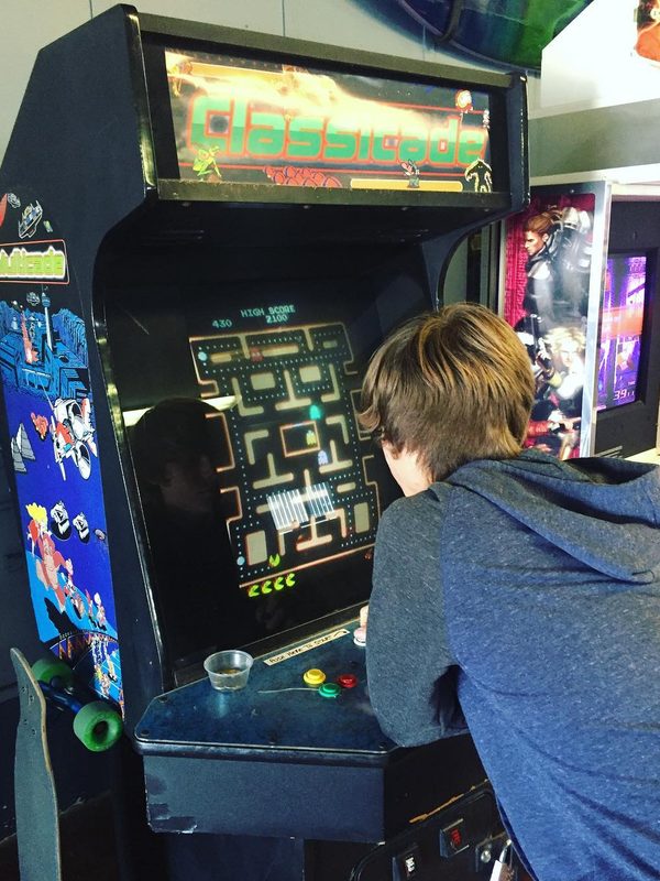 we played these arcade games for a solid hour today